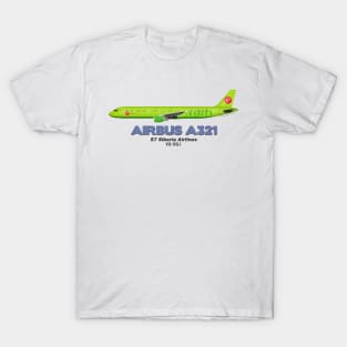 Airbus A321 - S7 Siberia Airlines T-Shirt